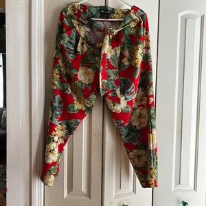 Floral pants size 1X